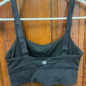 lululemon athletica Black Sports Bra Moisture-Wicking Adjustable
